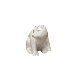 Vintage Polar Bear Figurine from Pearlite Marblecraft, Canada