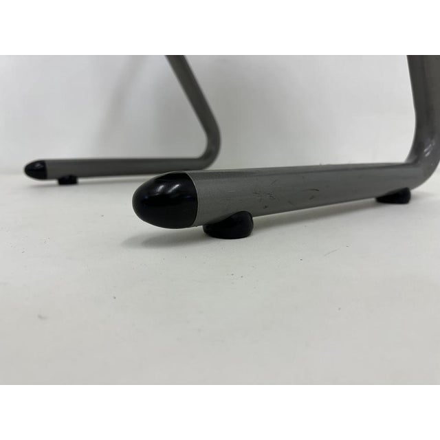 Postmodern Leather Armchair, 1980s For Sale - Image 17 of 18