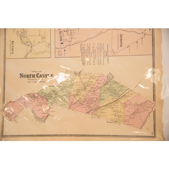 Antique Map of Armonk and North Castle Ny Chairish