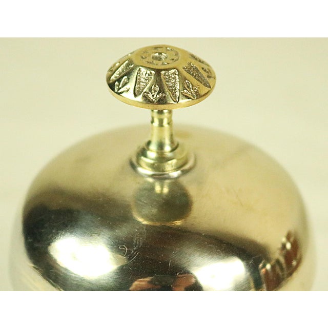 Late 19th Century Late 19th Century English Brass Desk Bell For Sale - Image 5 of 6