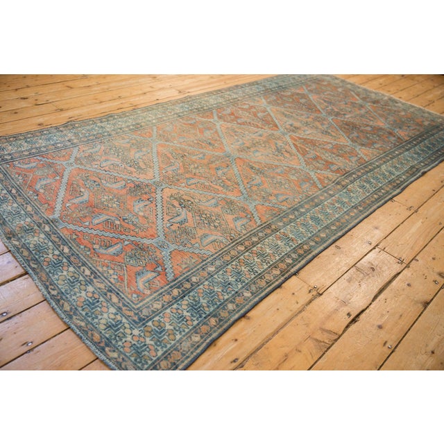 1920s Vintage Persian Malayer Mahi-Mahi Lattice Wool Carpet For Sale - Image 10 of 12