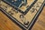 1930s Blue Floral Medallion Antique Chinese Peking Rug 15' 6" X 18' 3" Hand Knotted Wool Carpet For Sale In New York - Image 6 of 6