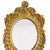 Mid-Century Baroque Style Gilt Plaster Mirror, 1950s For Sale - Image 5 of 8