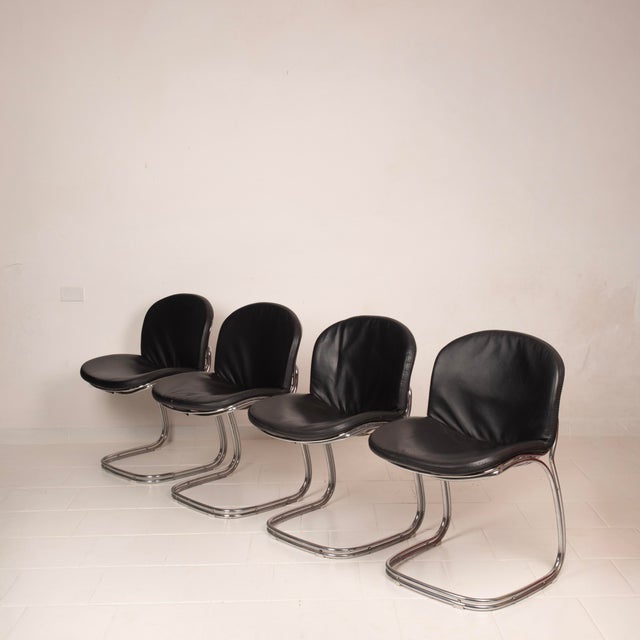 Sabrina Chairs by Gastone Rinaldi for Rima Padova, 1970s, Set of 4 For Sale - Image 6 of 18