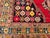 Vintage Mazgalan Area Rug, Hand-Knotted Wool, Geometric Pattern, 5x7, Red & Navy For Sale - Image 16 of 18