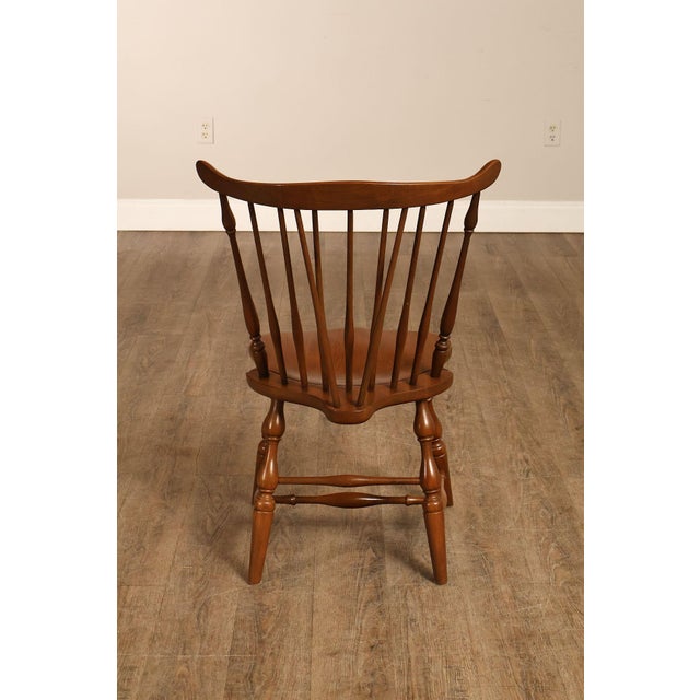 Pennsylvania House Vintage Set of Three Cherry Windsor Chairs For Sale - Image 16 of 18