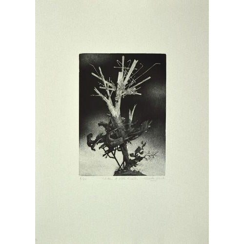Leo Guida, The Tree, Original Etching, 1970s For Sale