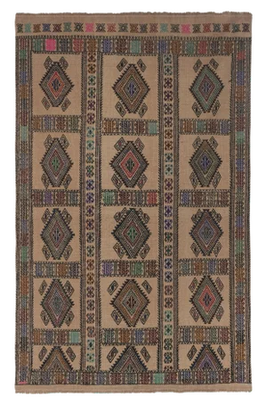 1960s Turkish Camel Kilim Rug