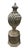 Traditional Classic Cast Stone Spiral Urn Finial For Sale - Image 3 of 12