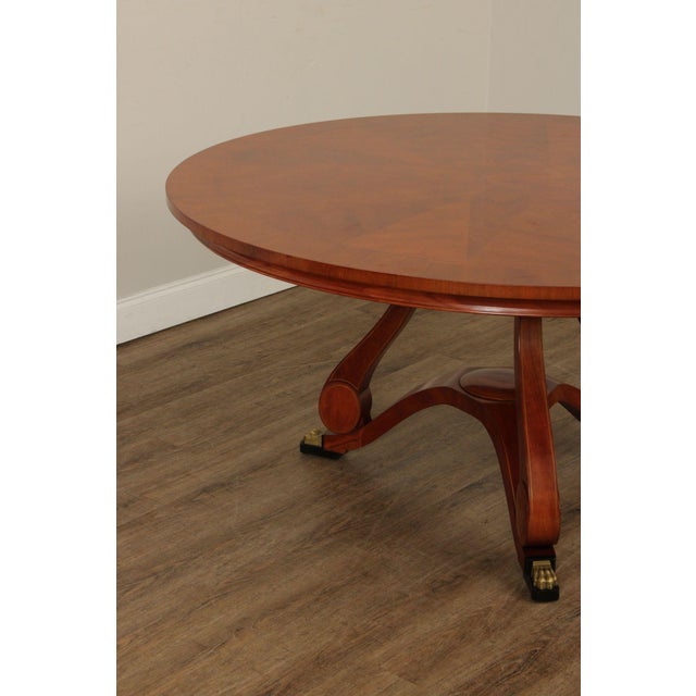 John Widdicomb Round Mahogany Dining Table Designed By Chad Womack For Sale - Image 9 of 18