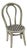 Vintage Italian Handmade Silver 800 Straw Chair Miniature, Arezzo, 1980s For Sale