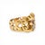 Antique Art Nouveau Gargoyle Ring 18k Gold - Ruby Eyes & Diamond Mouth, Size 7.5 For Sale - Image 6 of 8