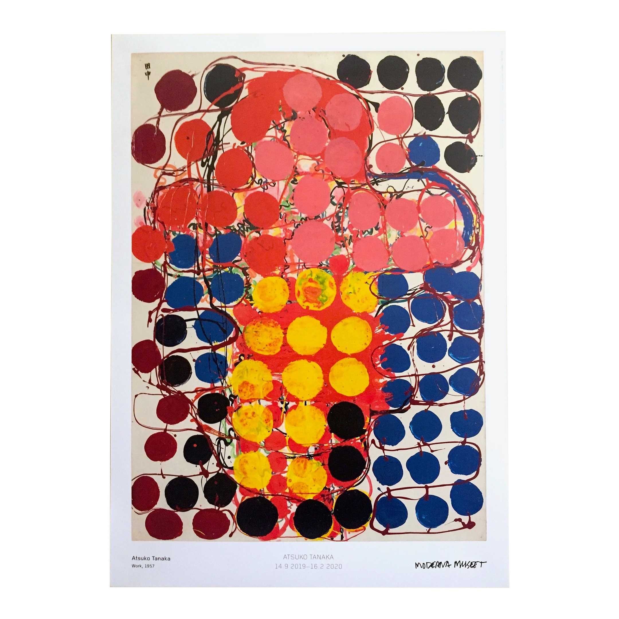 Atsuko Tanaka Abstract Modernism Museum Exhibition Poster Print