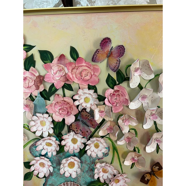 Floral Relief Conservatory Collection, Four Seasons - “Warm Summer” - Designed by Cheryl P. Kohloff For Sale In West Palm - Image 6 of 11