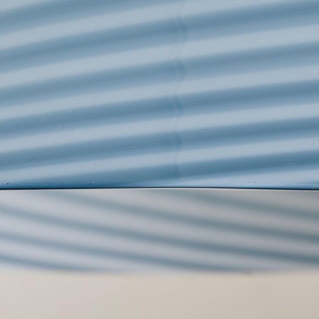 1970s Italian Blue Striped Murano Glass Pendant by La Murrina For Sale In Chicago - Image 6 of 9