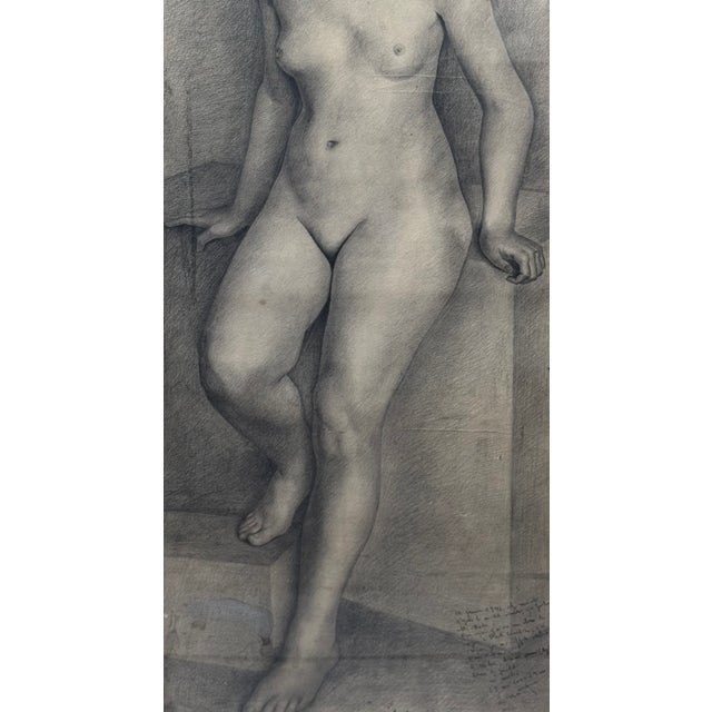 Unknown, The Model, Nude, 1943, Pencil For Sale - Image 3 of 10