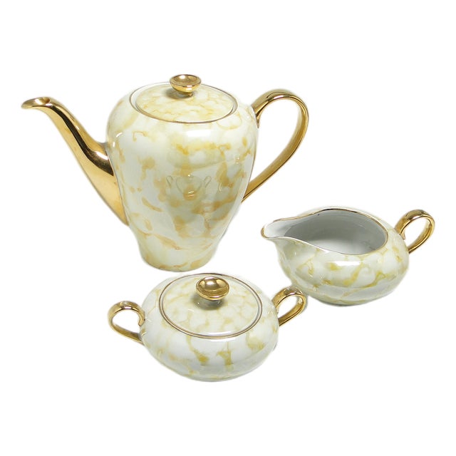 Art Deco Sugar Bowls from Wawel, Poland, 1960s, Set of 3 For Sale