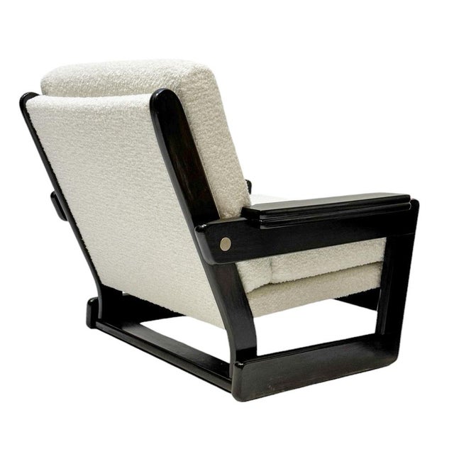 Brown Mid-Century Modern Lounge Chairs in Bouclé Upholstery from Wenge, 1970s, Set of 2 For Sale - Image 8 of 12