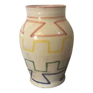 Mexican Art Pottery Vase Signed Zarco from Dolores Hidalgo, Mexico