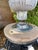 Gray Vintage Holophane Glass Uplight Lamp on Keuffel & Esser Surveyor’s Tripod For Sale - Image 8 of 10