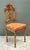 Vintage Wood Chair With Floral Carving For Sale - Image 9 of 12