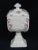 Traditional Westmoreland Milk Glass Beaded Edge Square Grape Pedestal Candy Bowl For Sale - Image 3 of 11