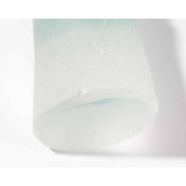 Late 20th Century Art Glass Head Scepter Sculpture by Stephen Fellerman For Sale - Image 5 of 6