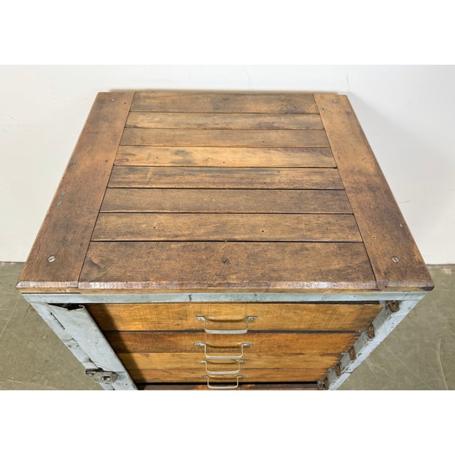 1960s Vintage Industrial Chest of Drawers, 1960s For Sale - Image 5 of 17