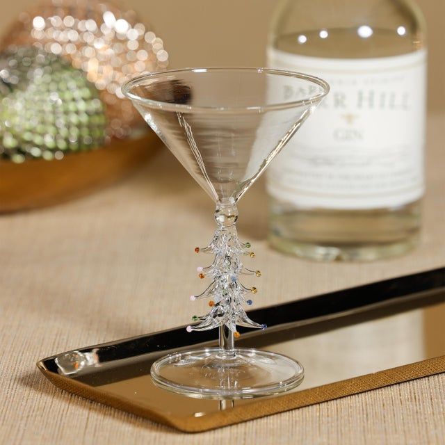 Treetop Cheers Clear Martini Glasses, Set of 4 For Sale - Image 4 of 7