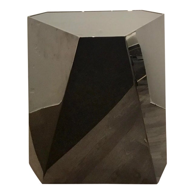 Caracole Modern Deep Bronze Contempo Side Table For Sale