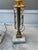 Antique Pair of Neo-Classical Petite Brass and Cut Crystal Lamps Completely Restored For Sale - Image 9 of 11