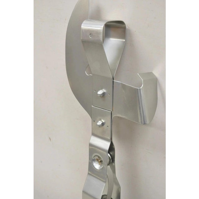 Oversized Modern Curtis Jere Style Pop Art 47" Can Opener Wall Art Sculpture For Sale - Image 10 of 12