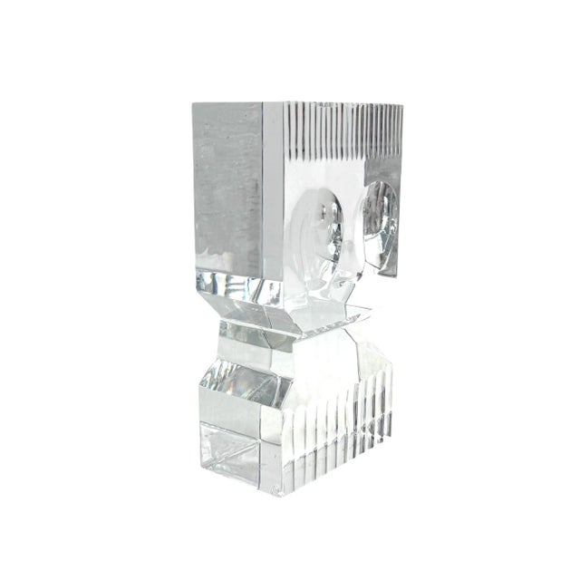 1970s Sven Palmqvist, Modern Glass Sculpture, Orrefors Sweden 1971 For Sale - Image 5 of 12