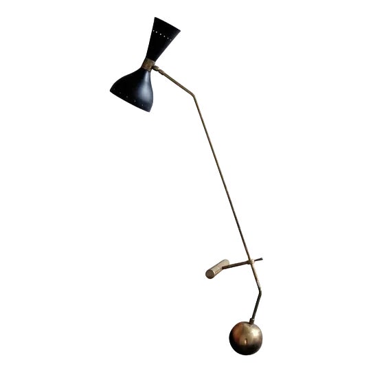 Counterbalance Brass Desk Lamp For Sale