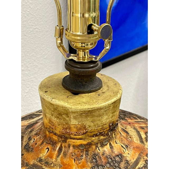 1960s Ceramic Volcanic Lava Lamp For Sale - Image 11 of 13