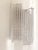 Contemporary ”Diamond Listelli ” Murano Glass Wall sconce. Transparent and rectangular strips “Listelli ” elements of...