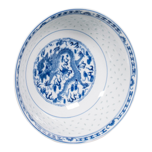 Vintage Display Bowl, Oriental Ceramic, Decorative, Serving Dish, Art Deco, 1930