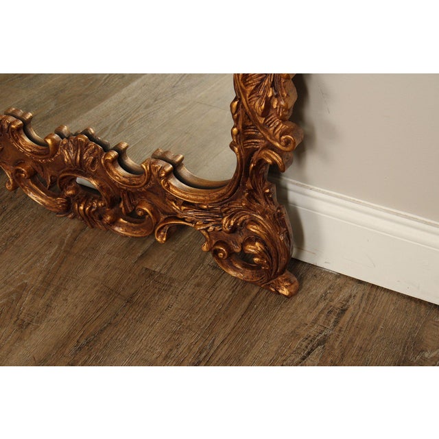 John Richard Rococo Style Gilt Carved Frame Wall Mirror For Sale - Image 9 of 18