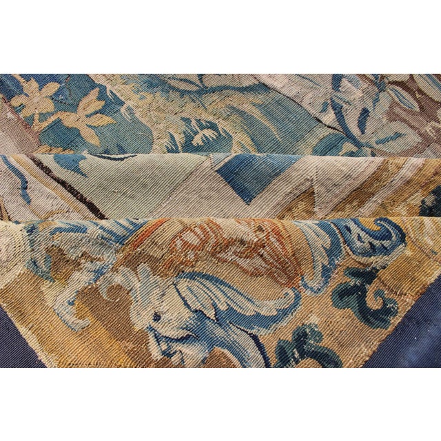 Antique Mid-18th Century European French Beauvais Tapestry For Sale - Image 18 of 18