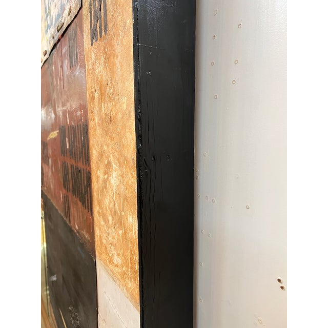 Blue Mixed Media Abstract Art by Craig McCord For Sale - Image 8 of 10