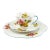 Shelley Begonia Trio Dainty Shape, Vintage English Bone China 3 Piece Tea Set For Sale