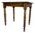 Antique Spanish Turned-Leg Wooden Work Table With Large Drawer For Sale