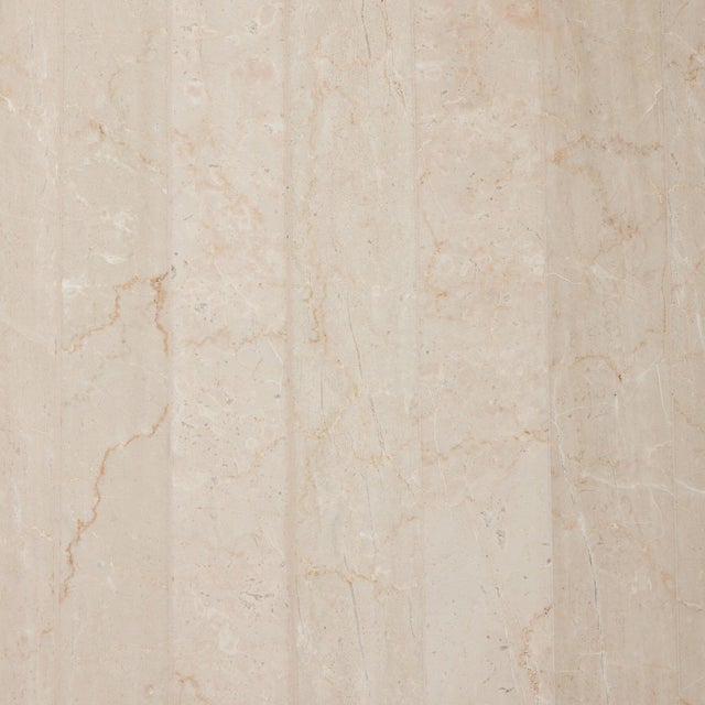 Wood Four Hands Oakland Outdoor Dining Table - Outdoor Cream Marble 48" For Sale - Image 7 of 9