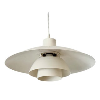 White PH 4/3 Pendant Lamp by Poul Henningsen for Louis Poulsen, Denmark, 1960s For Sale