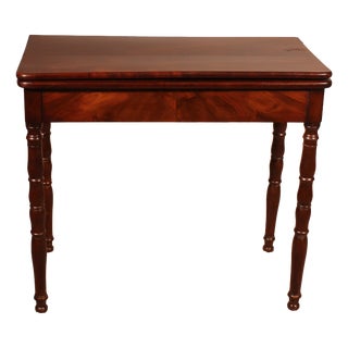 Game Table in Mahogany, 1800s For Sale
