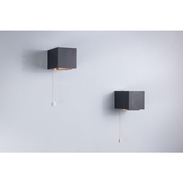 Mid-Century Modern Vintage Louvre Lamps C-1606 from Raak Amsterdam, 1972, Set of 2 For Sale - Image 3 of 10