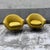 Pair of swivel "egg" armchairs, light and in original condition, worthy representatives of Nordic creativity, directly...