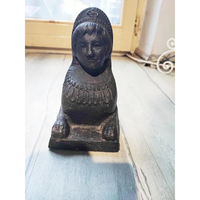 Pre-War Cast Iron Mold Casting Woman For Sale - Image 7 of 7