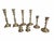 They vary in sizes, so I will start from Tallest to Shortest and list their Height: 8", 7.5", 5.25", 2.5" The Dimensions...