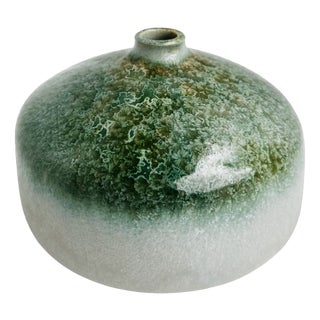 Studio Ceramic Vase with Crystalline Effect Glaze by Elisabeth Grosser, Germany, 1980s For Sale
